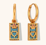 18k Gold Plated Dangle Empress Earring