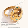 Rhinestone Gold Ring