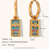 18k Gold Plated Dangle Empress Earring