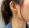 Asymmetrical Water Shape Earrings