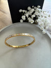 Baguette Cubic Zirconia Diamond Bangle Bracelet