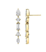 Pronged Cubic Zirconia Diamond Earrings