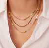 The Herringbone Chain Layer Necklace